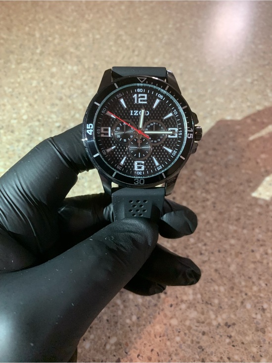 Izod Other - Izod Black and Red Men's Sport Watch